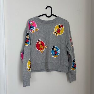 Gray Disney Vault Character Sweater